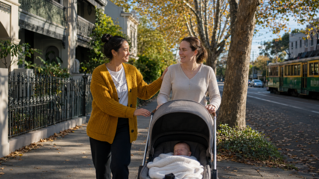 Nurturing Emotional Support during walk