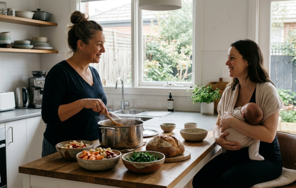 What does a postpartum doula do? Discover how in-home emotional, practical, and physical support helps families recover and thrive in Melbourne.