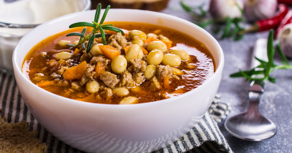 Meat soup with beans Postpartum Nutrition Why Warming Foods Help You Heal