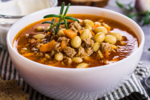 Meat soup with beans Postpartum Nutrition Why Warming Foods Help You Heal